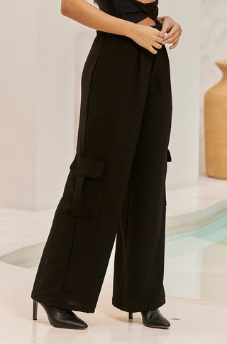 Pantalón Cargo  - Negro