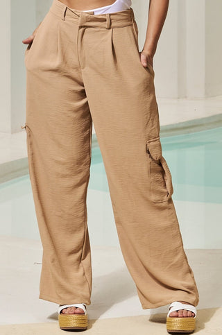 Pantalón Cargo  - Caqui