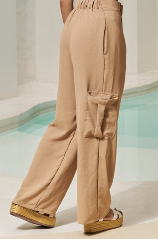 Pantalón Cargo  - Caqui