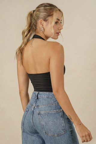 Body Básico negro para mujer- Zoe