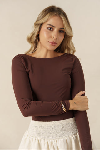 Body Manga Larga - Nina