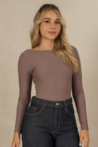 Body Manga Larga - Nina