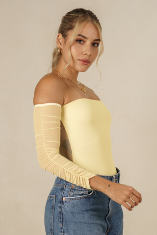 Body Strapless de Malla - Coco