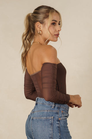 Body Strapless de Malla - Coco