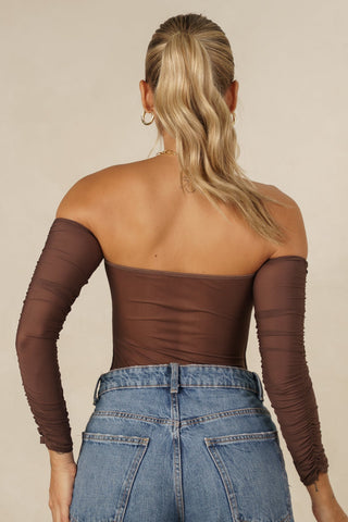 Body Strapless de Malla - Coco