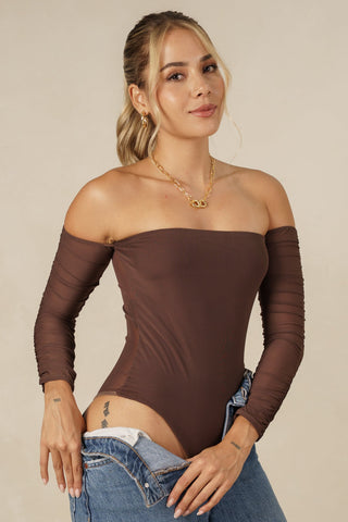 Body Strapless de Malla - Coco