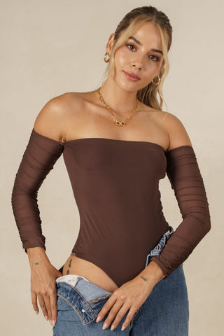 Body Strapless de Malla - Coco